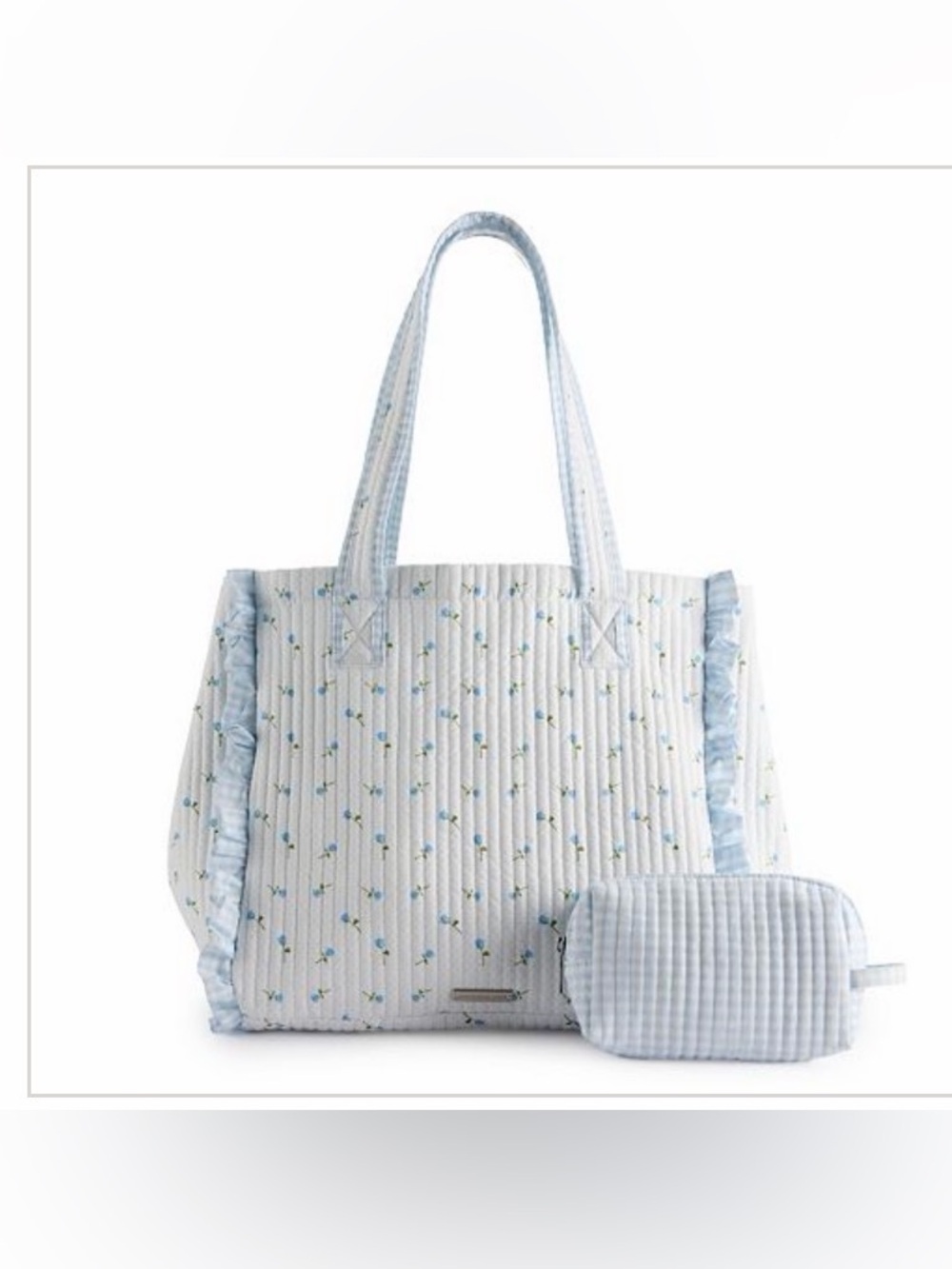 Madden girl quilted cotton tote